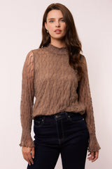 Jin top | Grey Brown