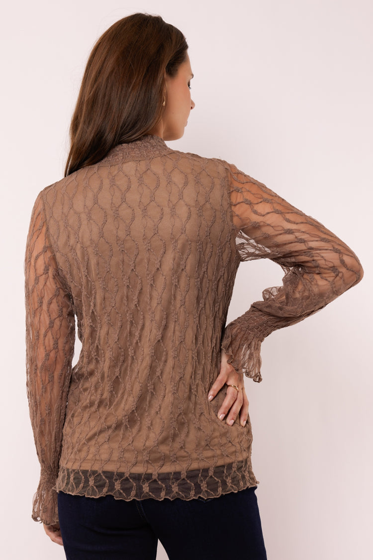 Jin top | Grey Brown