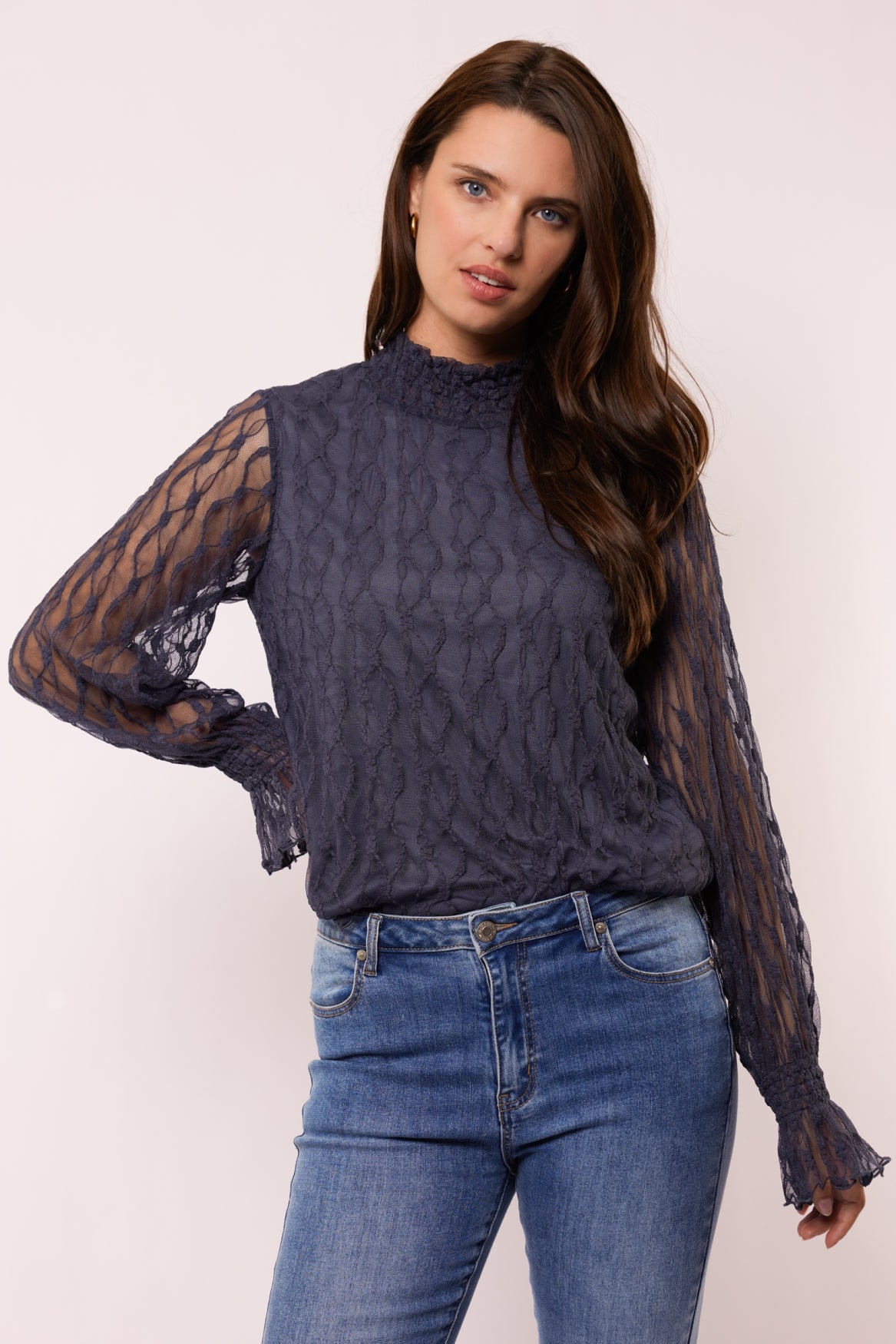 Jin top | Dark Night Blue