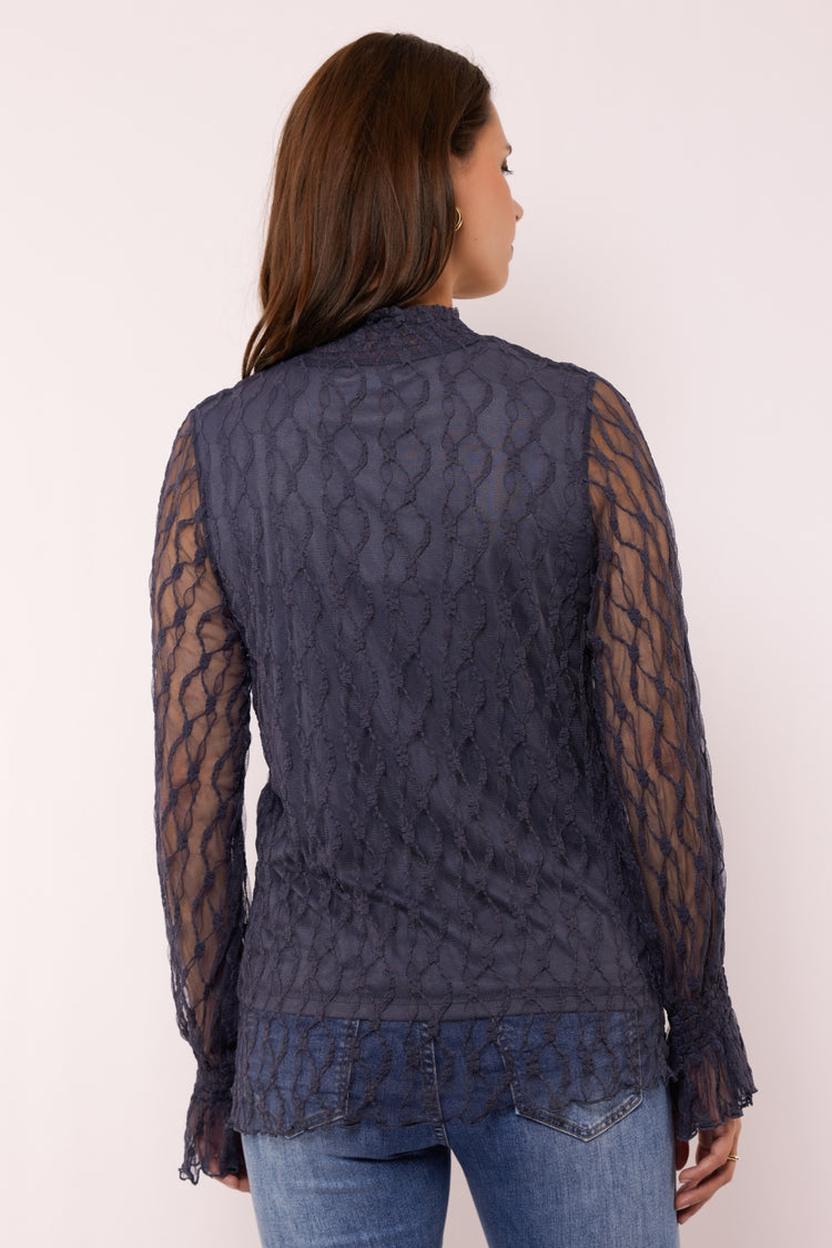 Jin top | Dark Night Blue