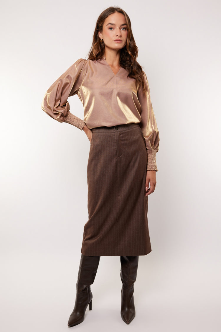 Damira skirt | Dark Brown