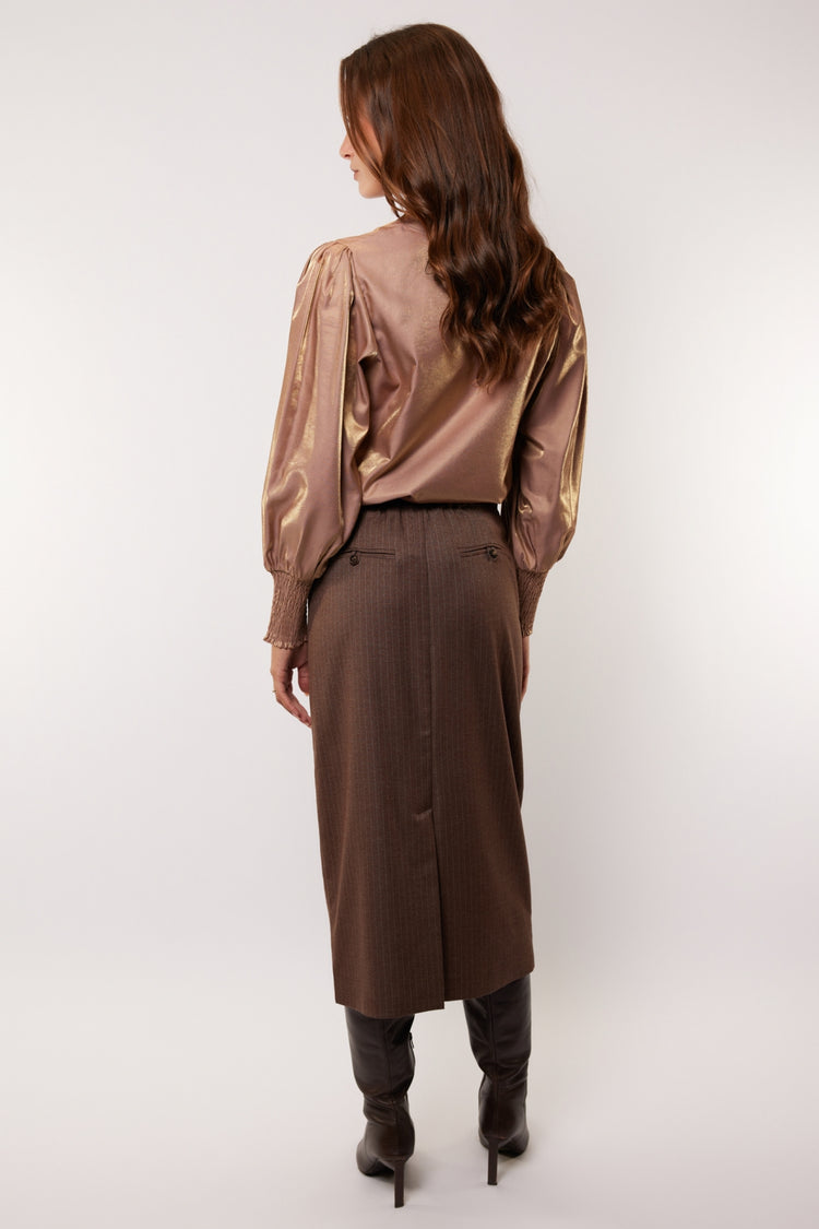 Damira skirt | Dark Brown