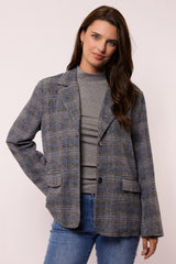 Freesia blazer | Night Grey/Offwhite