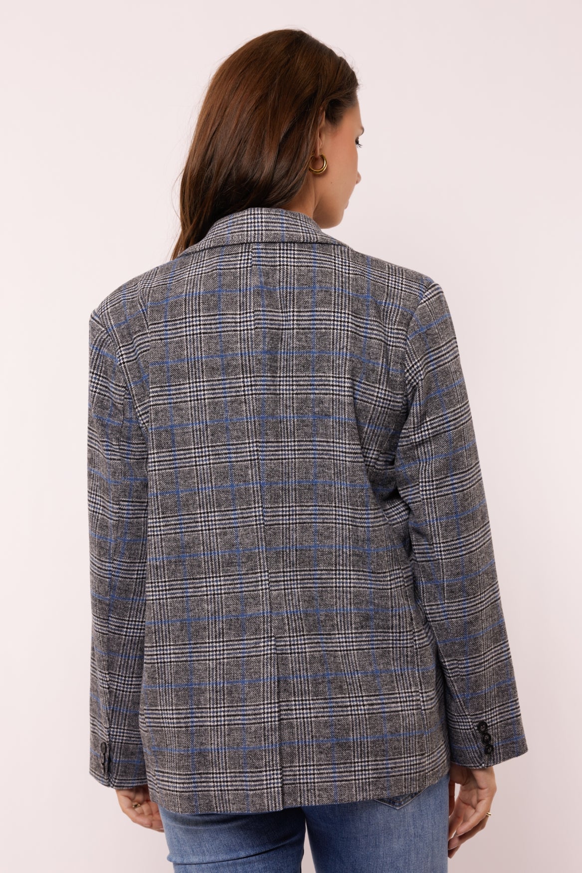 Freesia blazer | Night Grey/Off White