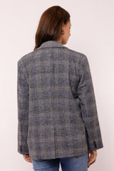 Freesia blazer | Night Grey/Offwhite