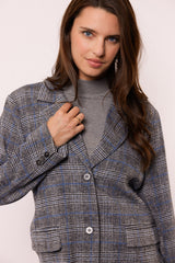 Freesia blazer | Night Grey/Offwhite
