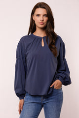 Arelie Top | Dunkles Nachtblau