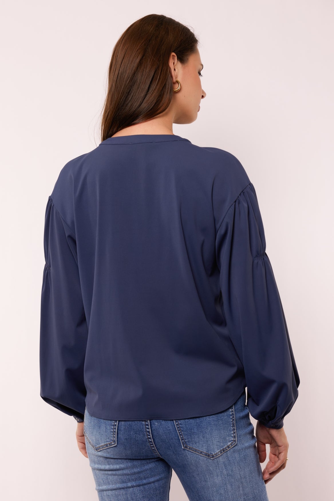 Arelie top | Dark Night Blue