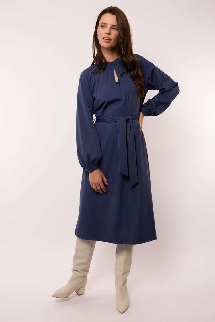 Aveline jurk | Dark Night Blue