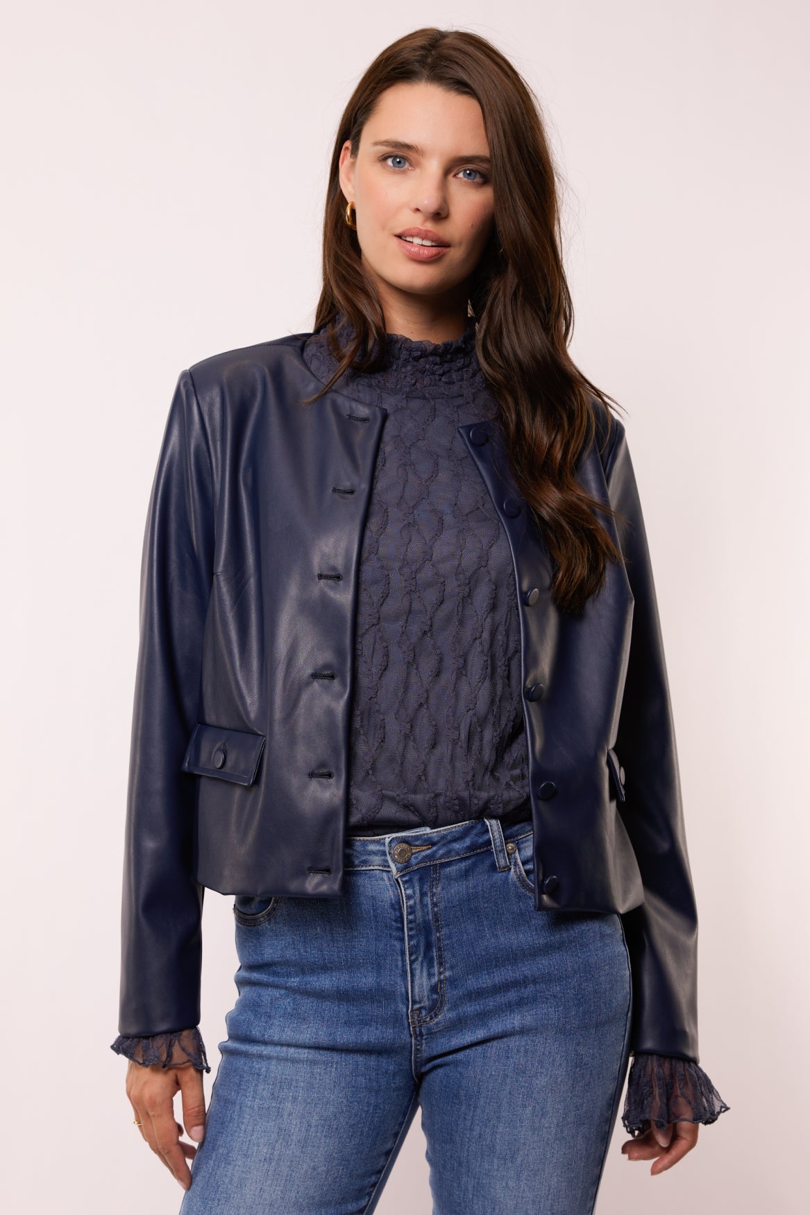Flavie jacket | Dark Night Blue