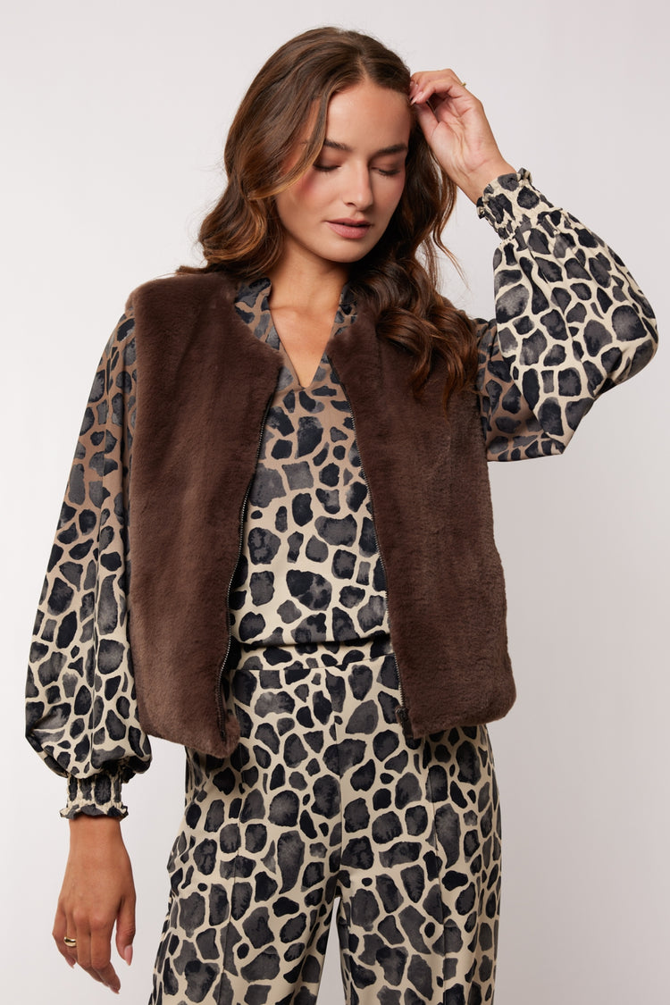 Lalita vest | Dark Brown