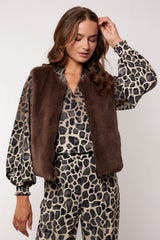 Lalita gilet | Dark Brown