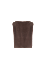 Lalita gilet | Dark Brown