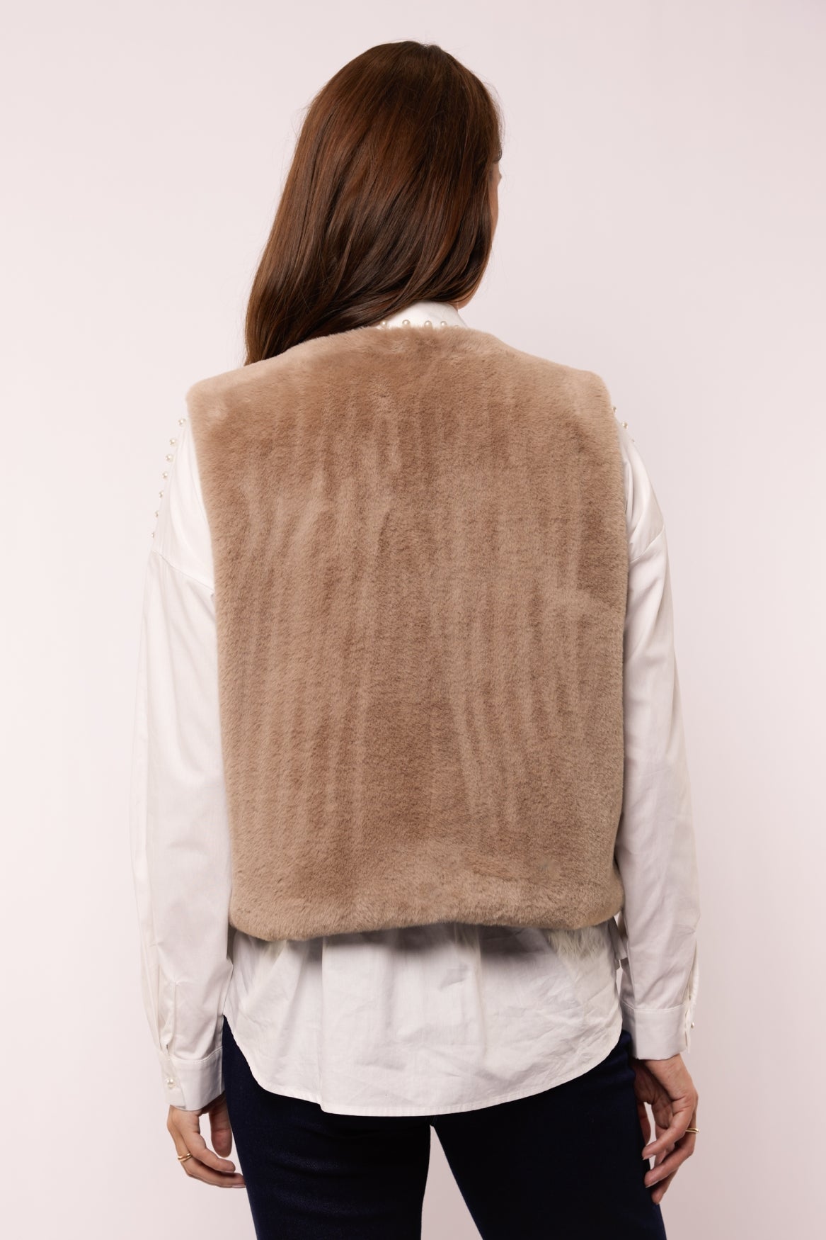 Lalita gilet | Grey Brown