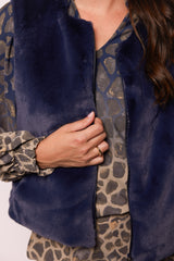 Lalita gilet | Dark Night Blue