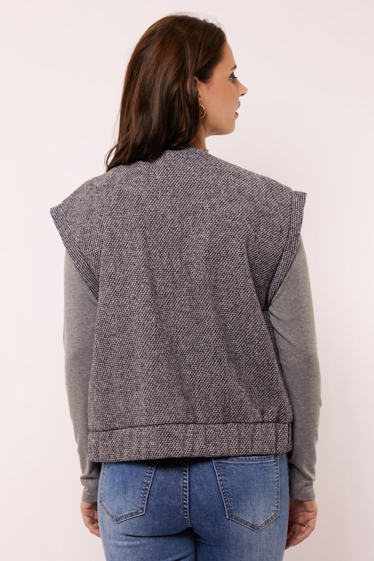 Meissa waistcoat | Dark Night Blue/Black