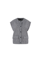 Meissa waistcoat | Dark Night Blue/Black