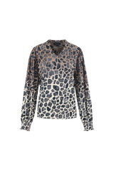 Darina top | Wood Ash/Gray Brown