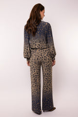 Tahlia broek | Sahara/Dark Night Blue