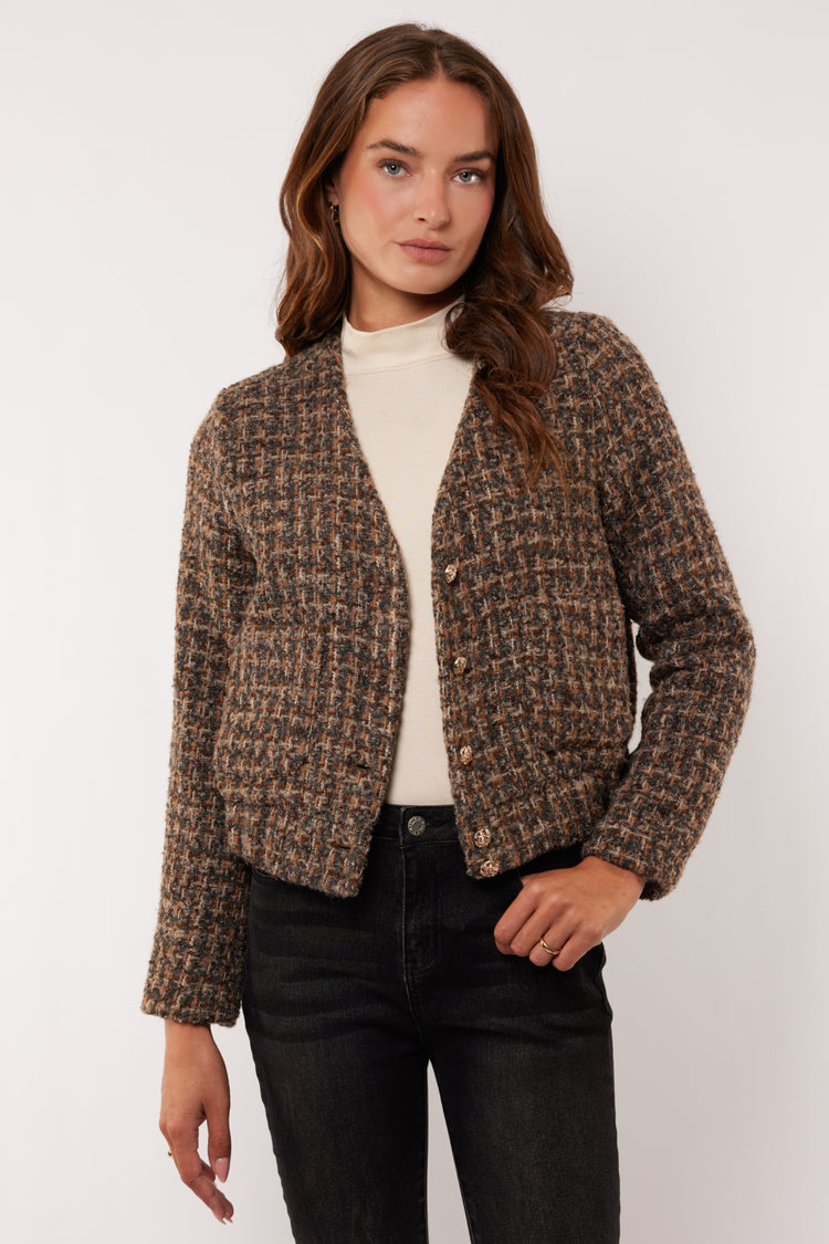 Sakura jacket | Gray Brown/Night Grey