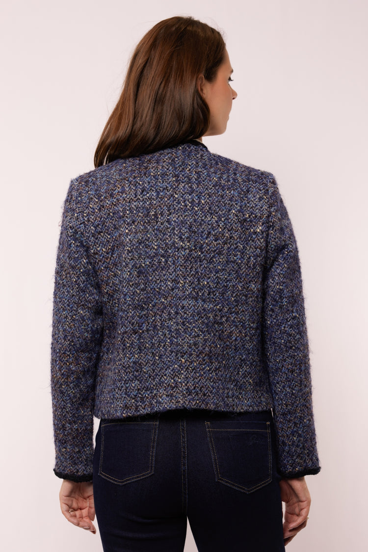 Aanya jacket | Dark Night Blue