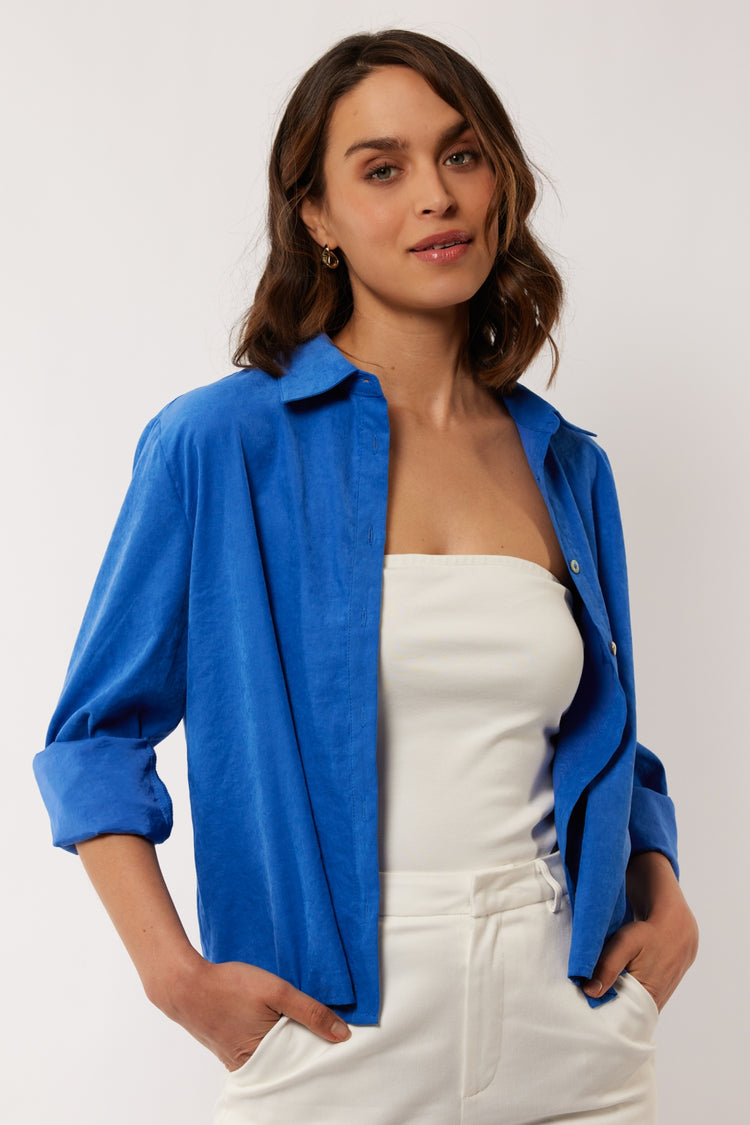 Laurent Bluse | Kornblumenblau