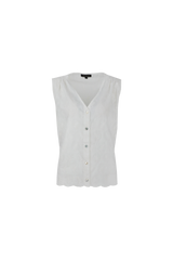 Bluse Leonor | Strahlendes Weiß
