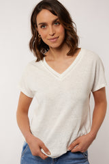 Gael top | Bright White