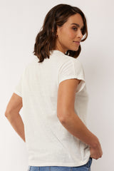 Gael top | Bright White