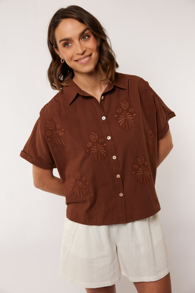 Yasmin blouse | Cappuccino
