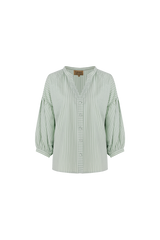 Renata blouse | Edge Water Green/Fog Green