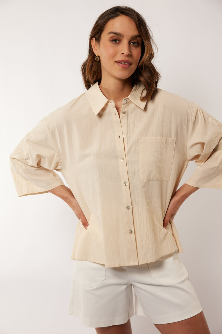 Isaline Bluse | Holz Esche