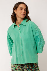 Isaline Bluse | Pool Blau