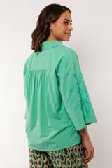 Isaline Bluse | Pool Blau