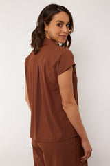 Micah blouse | Cappuccino