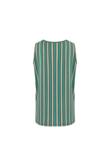 Lourdes top | Cappuccino/Bird’s Egg Green