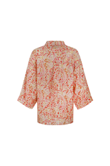 Paloma Bluse | Holzasche/Teerose