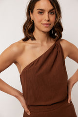 Annette top | Cappuccino