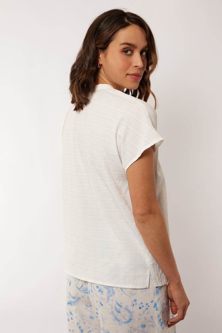 Estela Bluse | Cremefarben