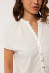 Estela Bluse | Cremefarben