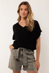 Lane top | Black