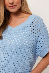 Lane top | Chambray Blue