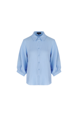 Bluse Delaney | Chambray Blau