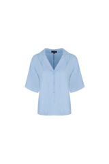 Clarissa Bluse | Chambray Blau