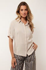 Adriana blouse | Sand
