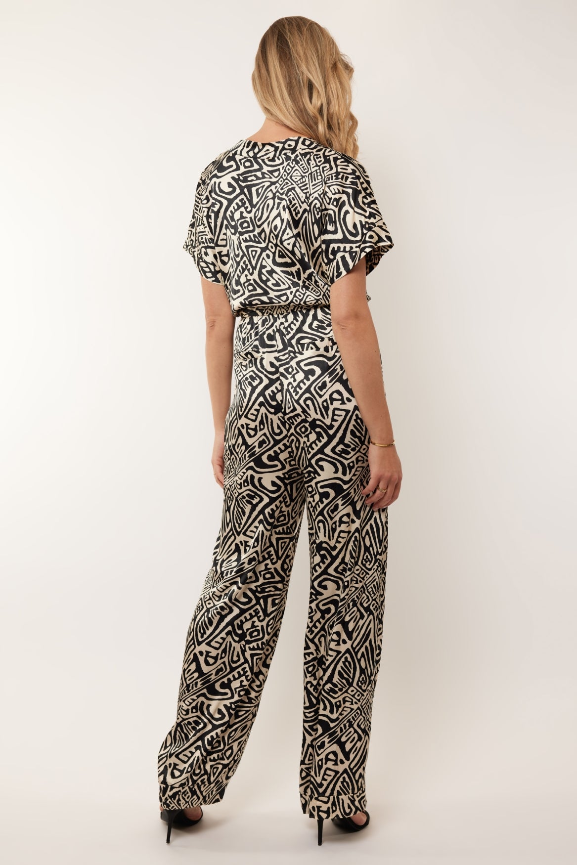 Jasmine jumpsuit | Black/Sand