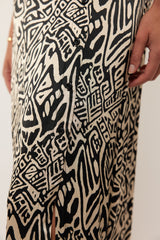 Isabella rok | Black/Sand
