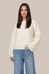 Fidelma Pullover | Wool White