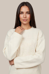 Fidelma Pullover | Wool White