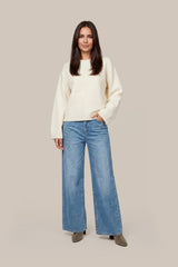 Fidelma Pullover | Wool White